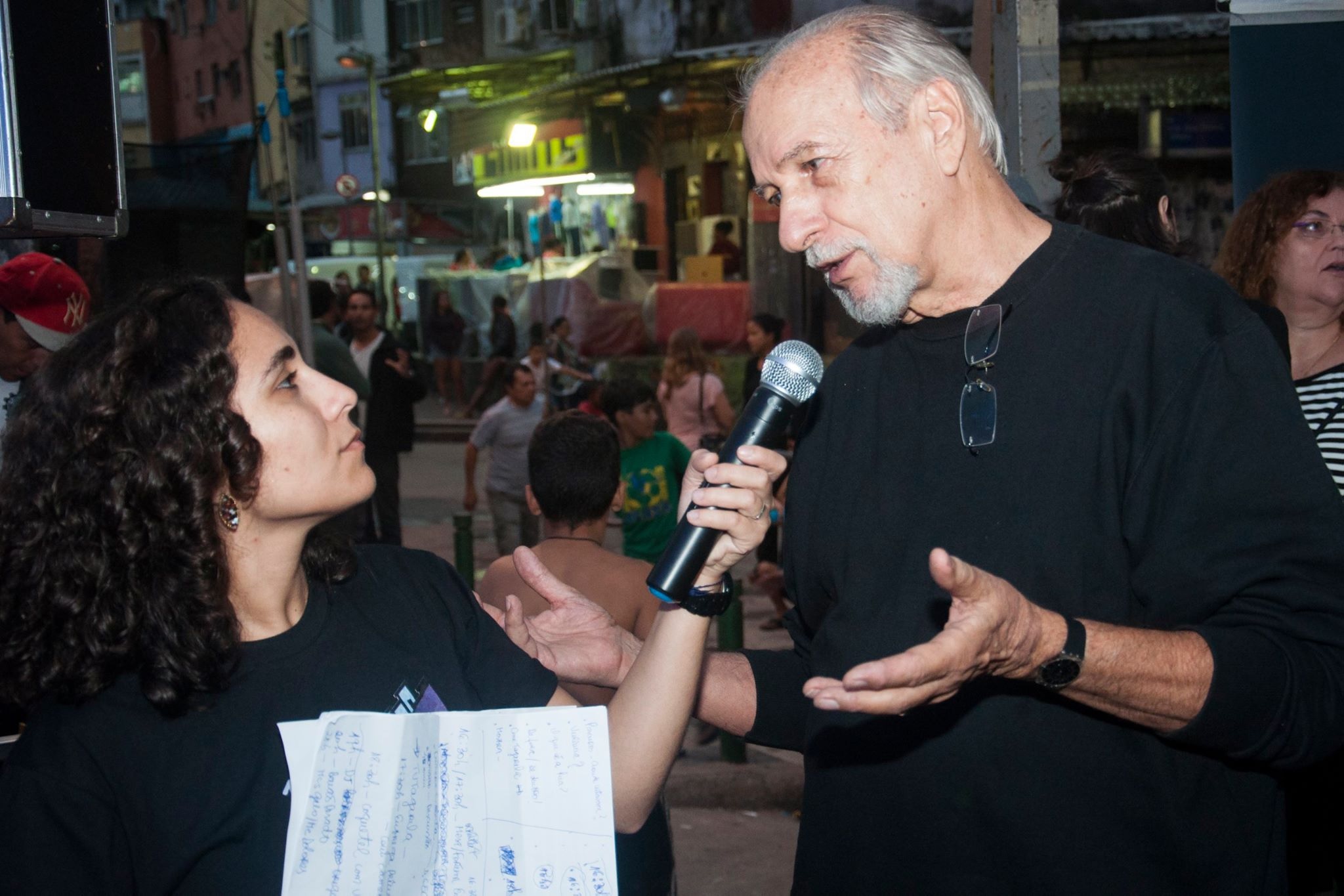 Câmera aberta com Claudius Ceccon - CECIP. Foto: Flávio Carvalho